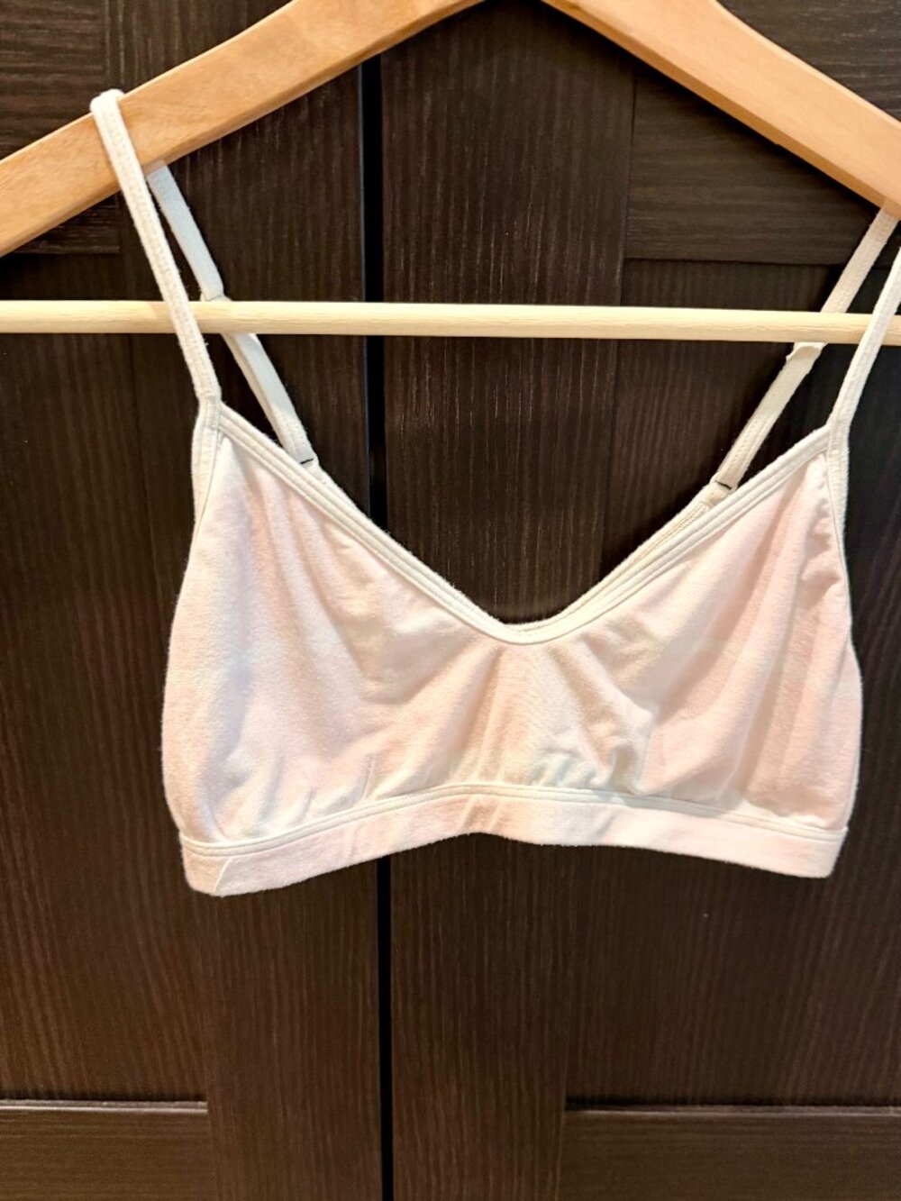 Aerie Superchill Real Good White Bralette Size Small